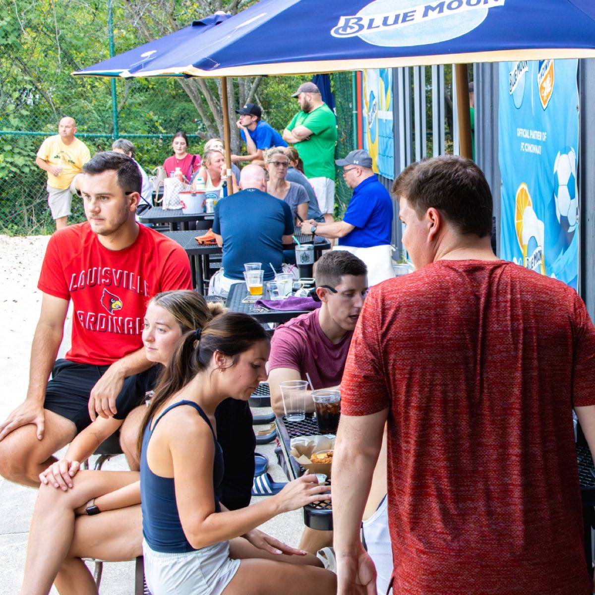 The Patio at Dickmann's Sports Barn & Brew