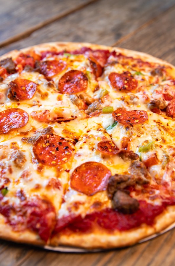 Stone-Fired Pizza at Dickmann's Sports Barn & Brew